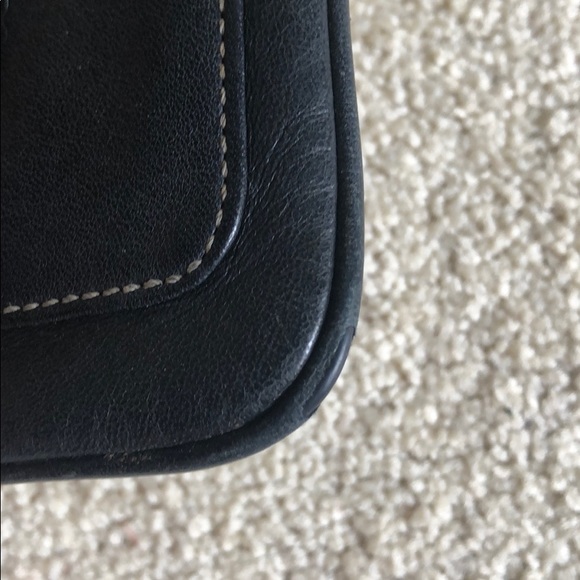 Coach Leather Wristlet - Black - Picture 8 of 8